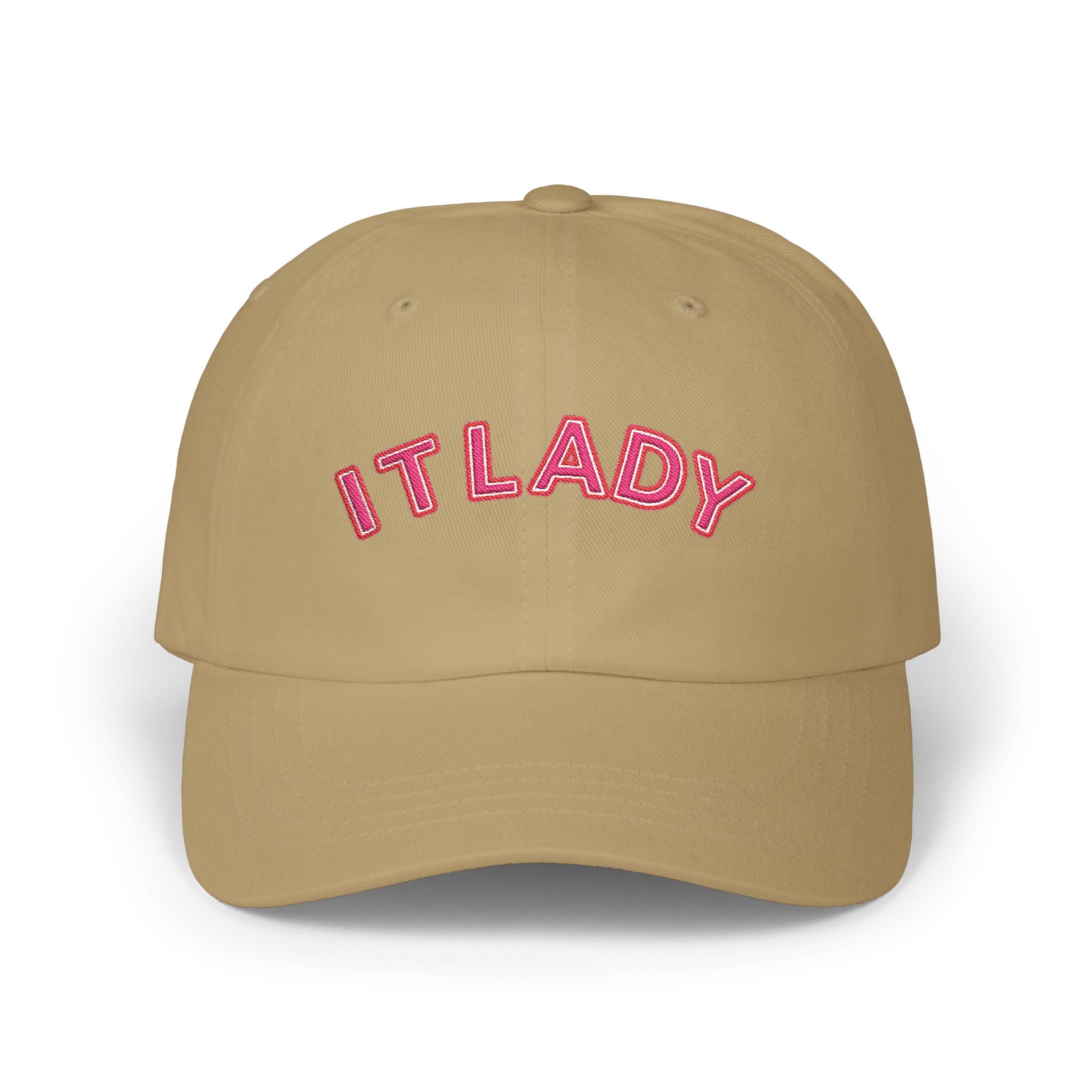 IT Lady Dad Cap Embroidered Curved-Brim Baseball Hat