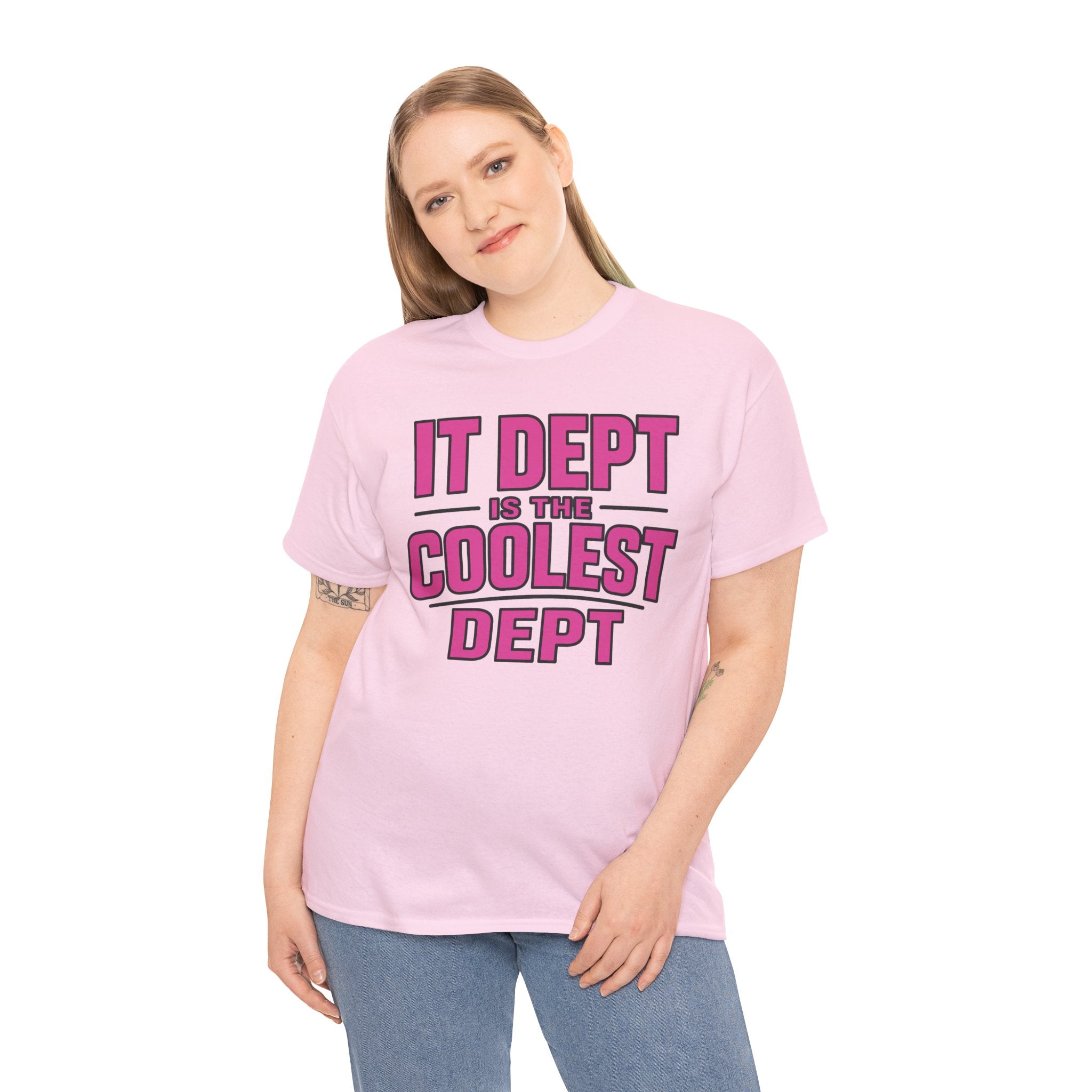 IT Dept Is The Coolest Dept Unisex Heavy Cotton T-Shirt