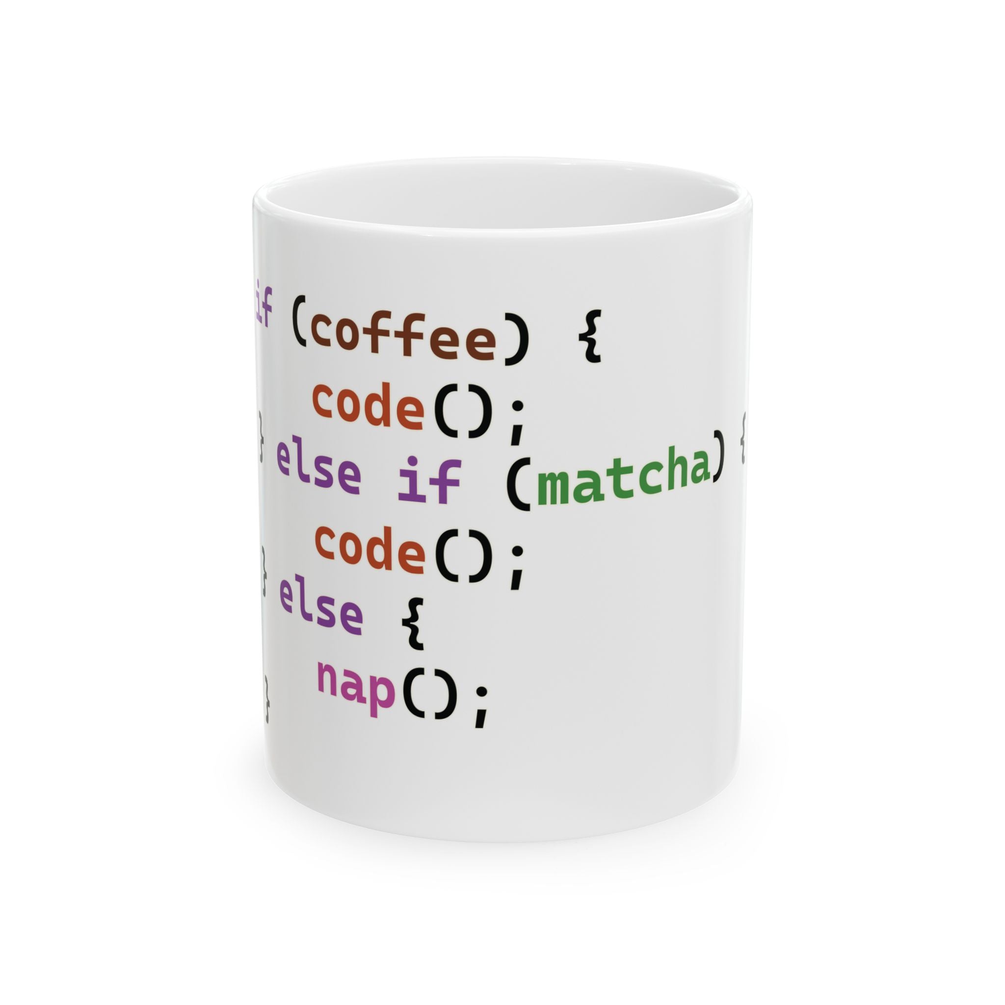 if coffee else if matcha else nap - Programmer mug