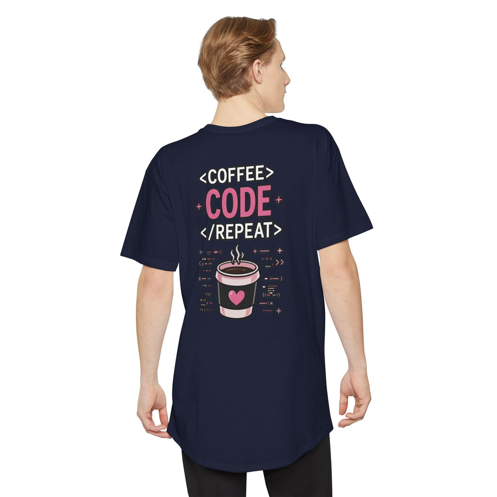 COFFEE CODE REPEAT Programmer Unisex Long T‑Shirt