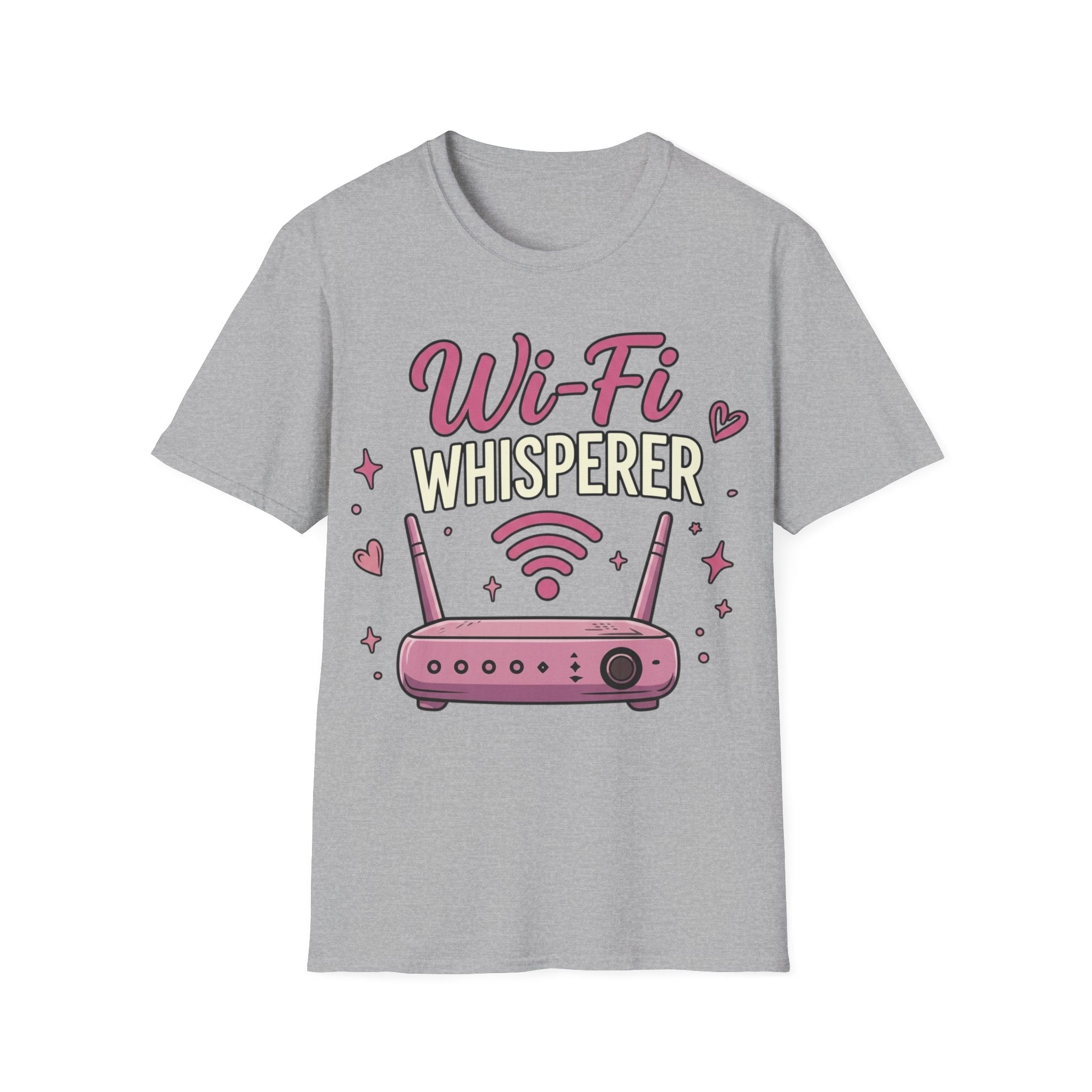 Wi‑Fi Whisperer Unisex Softstyle T-Shirt - Funny Tech Lover Graphic Tee