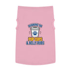 Running on Pup Cups & Belly Rubs Dog Tank Top