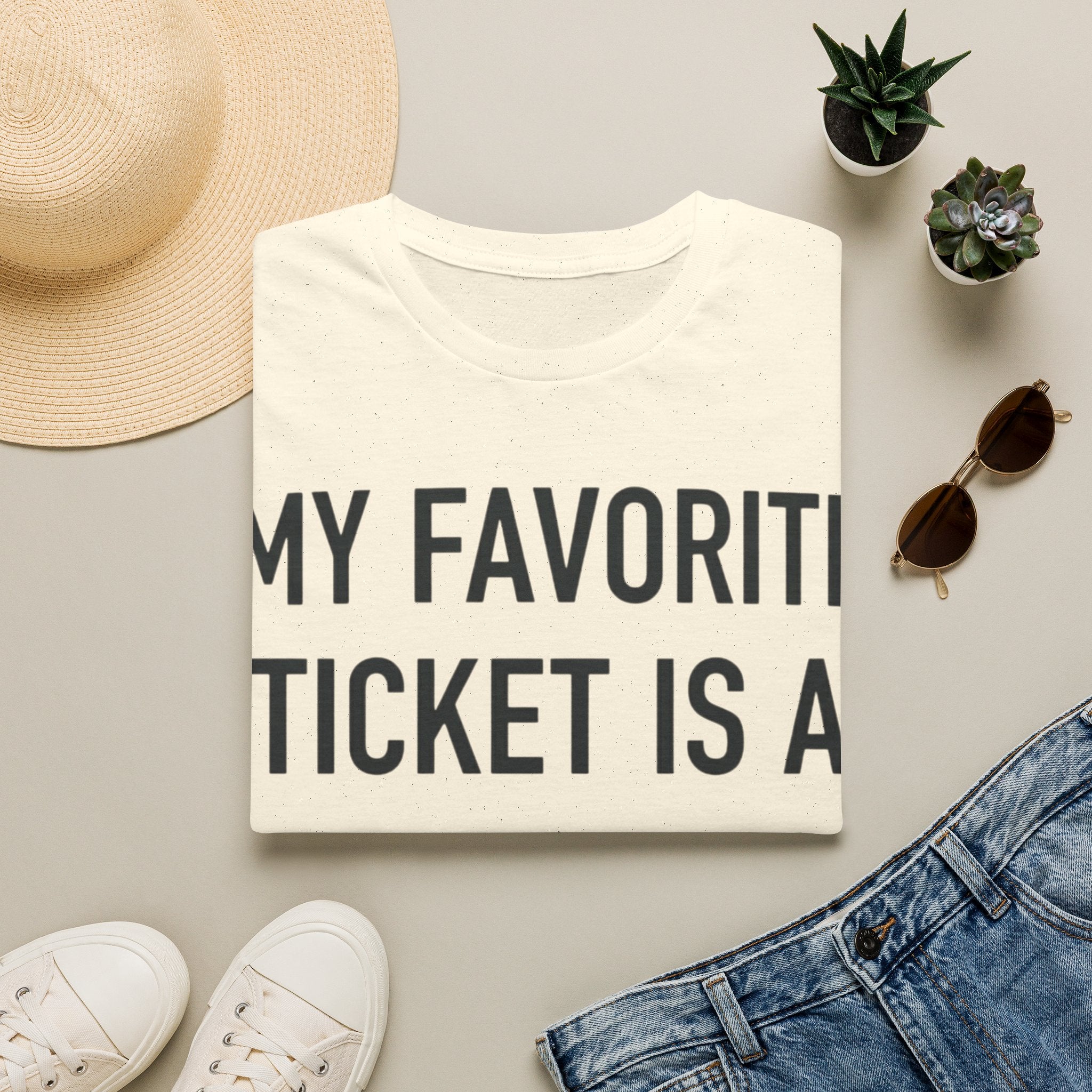 My Favorite Ticket Is A Closed Ticket Sofestyle T-Shirt Tech Support Humor Tee