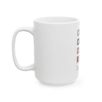 Code. Coffee. Commit. Repeat. Ceramic Programmer Mug (11oz/15oz)