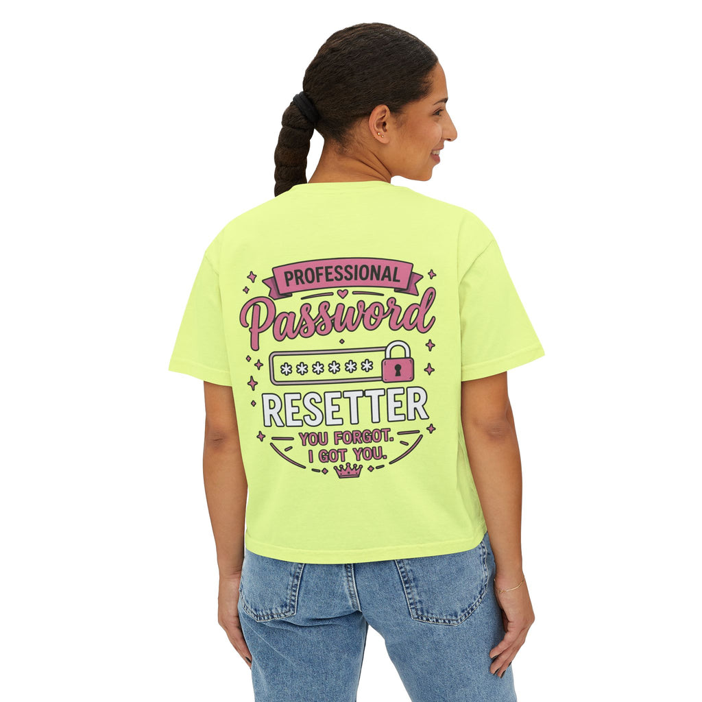 Professional Password Resetter Women's Boxy T-Shirt