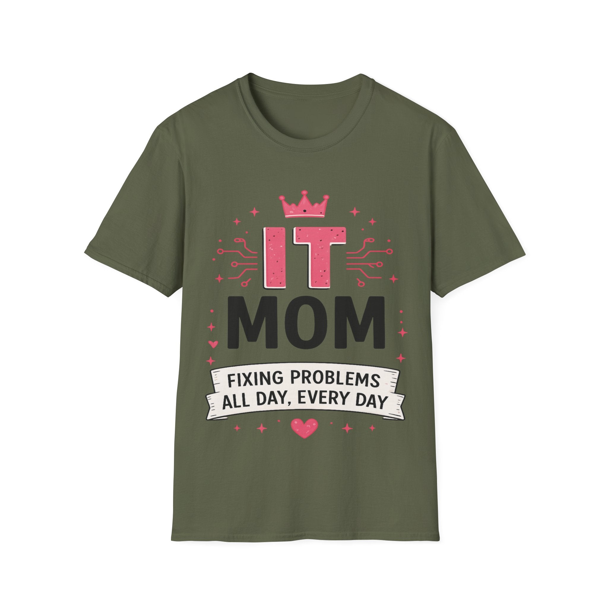 IT Mom Fixing Problems All Day Every Day Softstyle T-Shirt