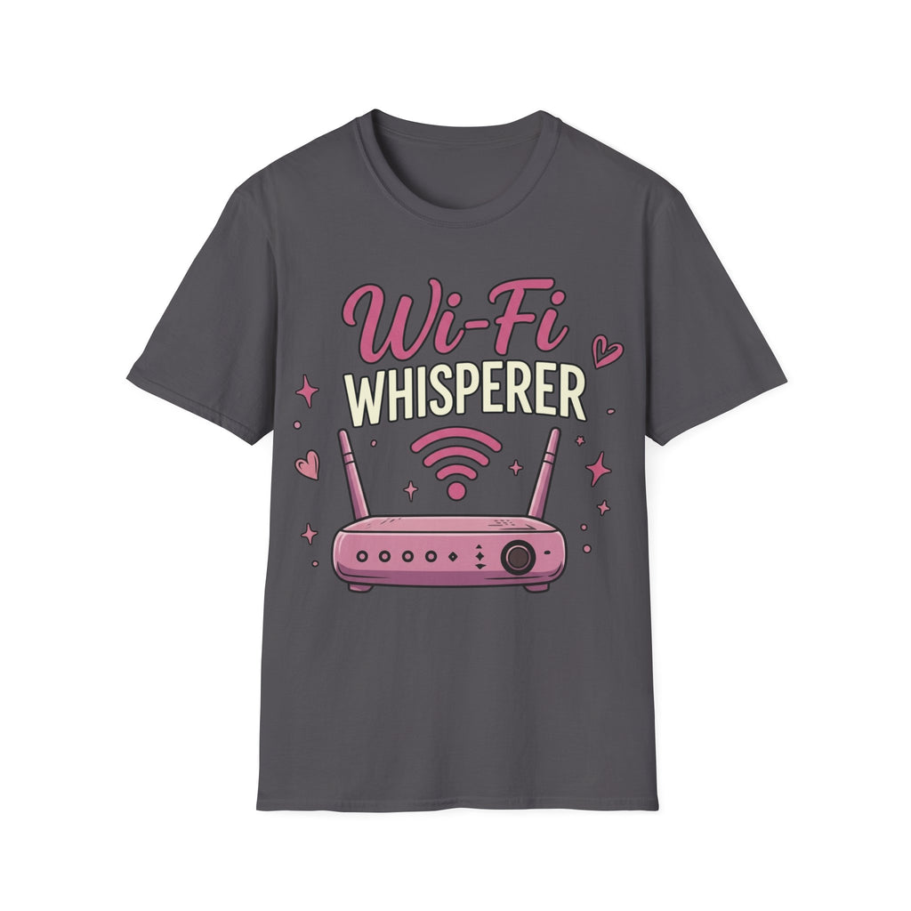 Wi‑Fi Whisperer Unisex Softstyle T-Shirt - Funny Tech Lover Graphic Tee