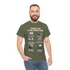 Things I Do In My Spare Time Ticket Obsessed Unisex Heavy Cotton T-Shirt