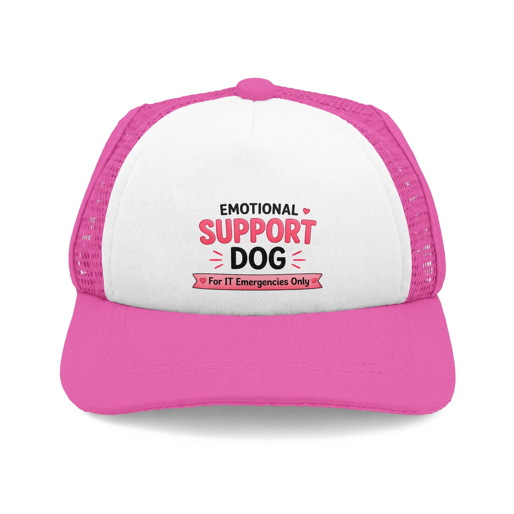 Emotional Support Dog Trucker Hat - Funny Pet Lover Foam Cap