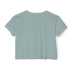 IT Lady with Laptop Crop Top T-Shirt