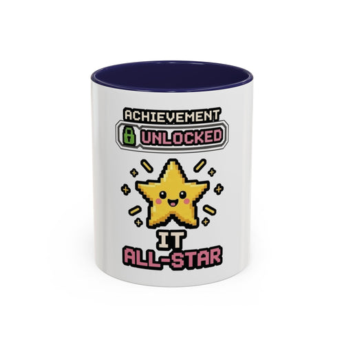 Achievement Unlocked: IT All-Star Accent Coffee Mug