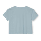 IT Lady with Laptop Crop Top T-Shirt