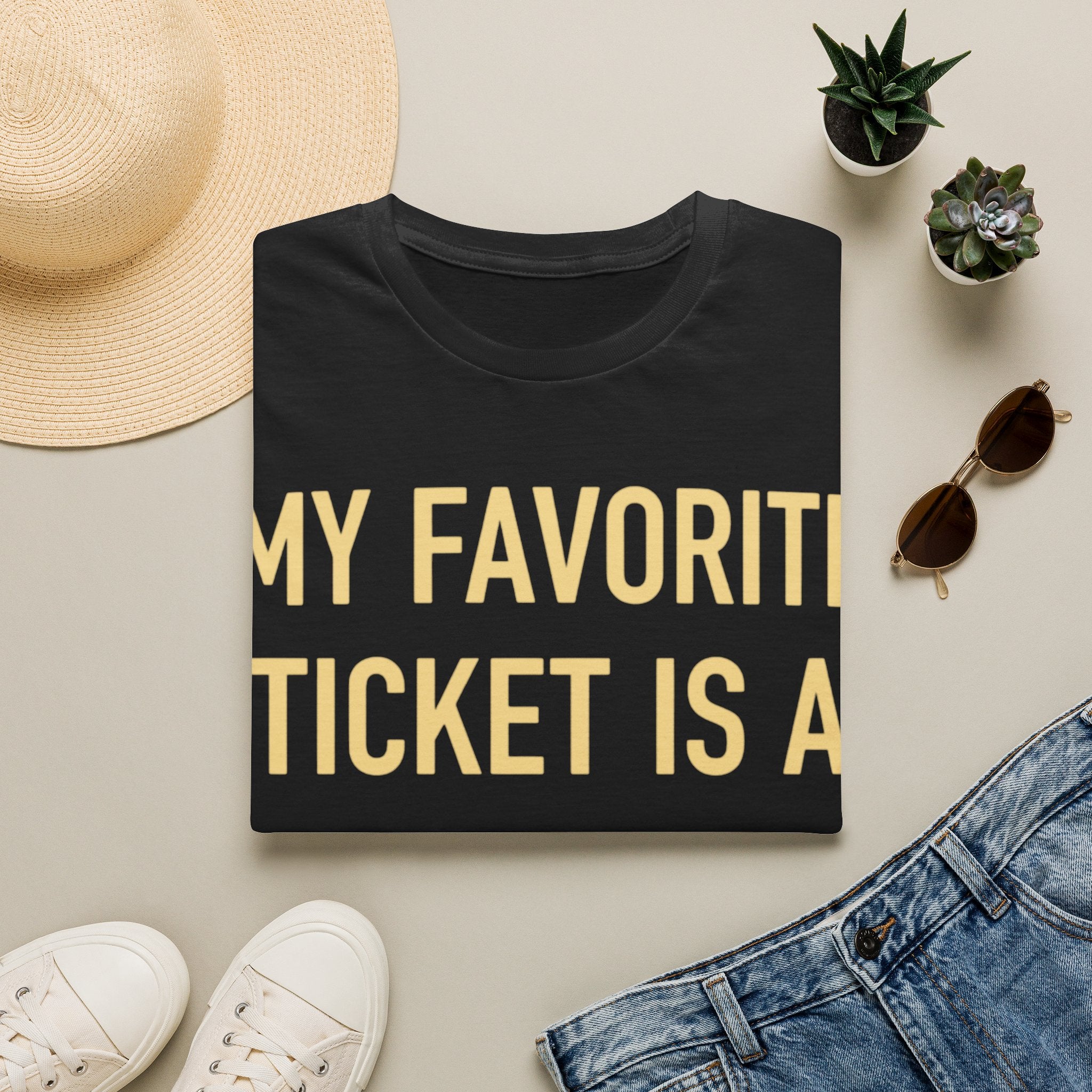 My Favorite Ticket Is A Closed Ticket Sofestyle T-Shirt Tech Support Humor Tee