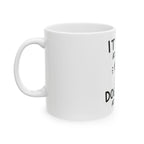 IT Lady at Work, Dog Lady at Home Ceramic Mug - Cute Dog Mom Coffee Cup (11oz/15oz)