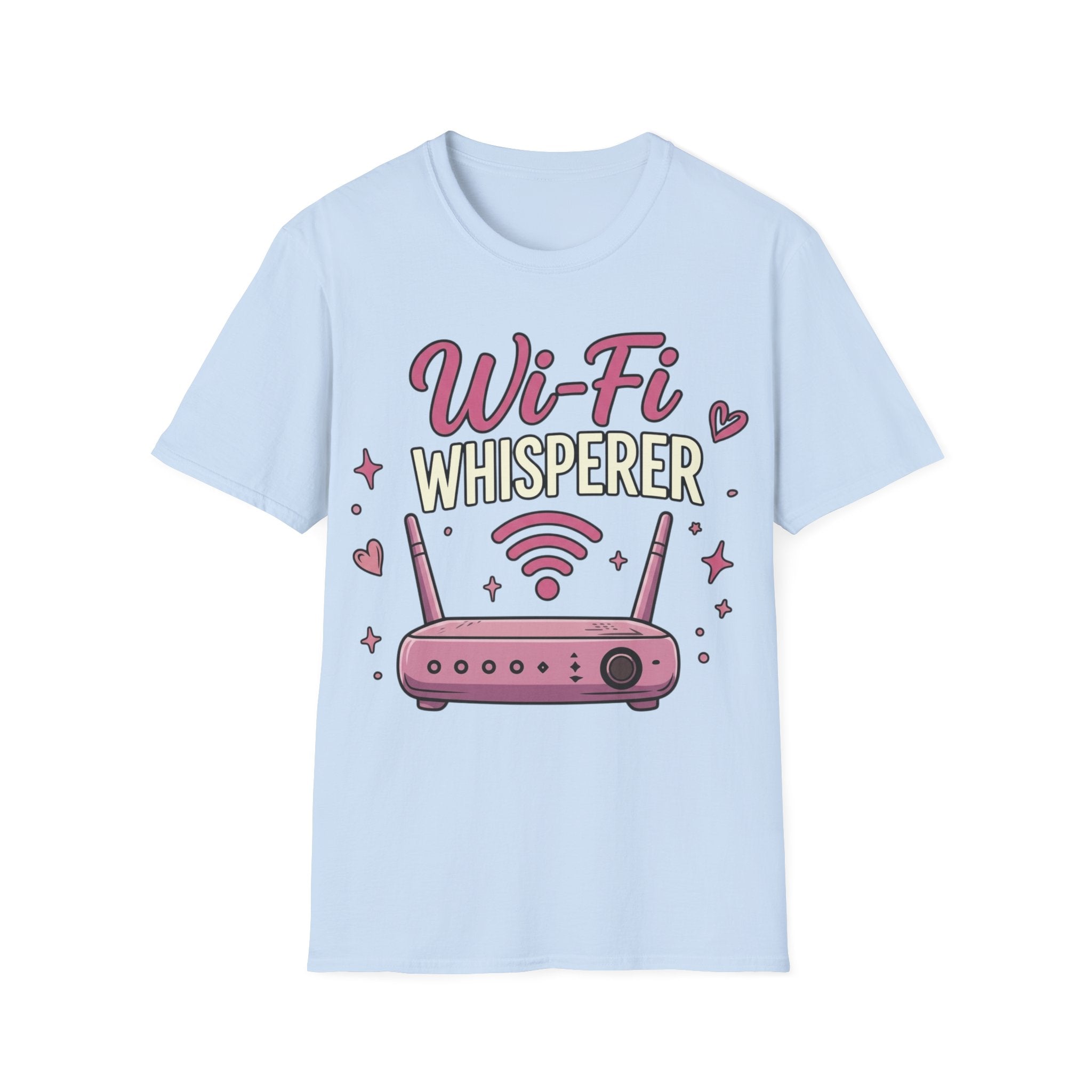 Wi‑Fi Whisperer Unisex Softstyle T-Shirt - Funny Tech Lover Graphic Tee