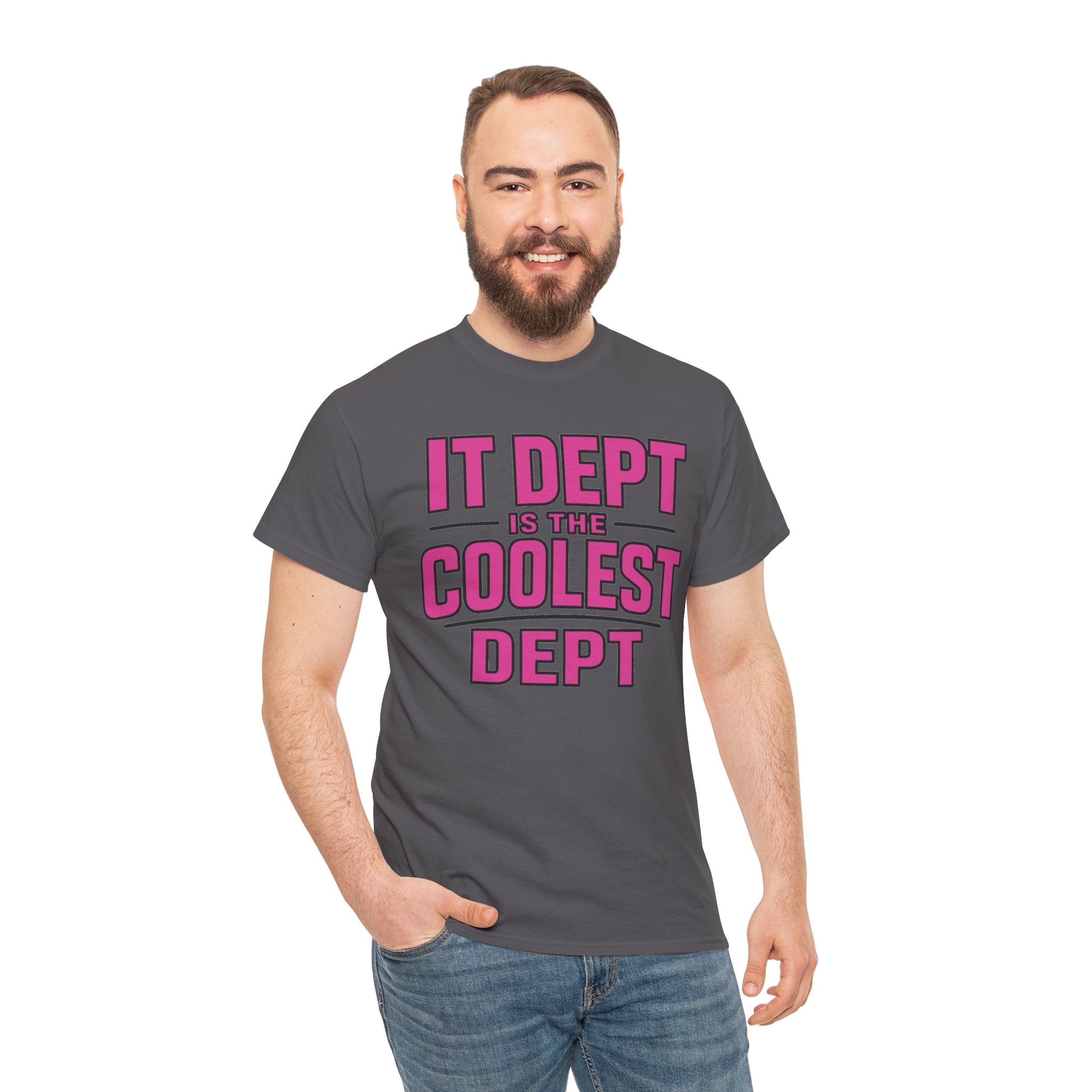IT Dept Is The Coolest Dept Unisex Heavy Cotton T-Shirt