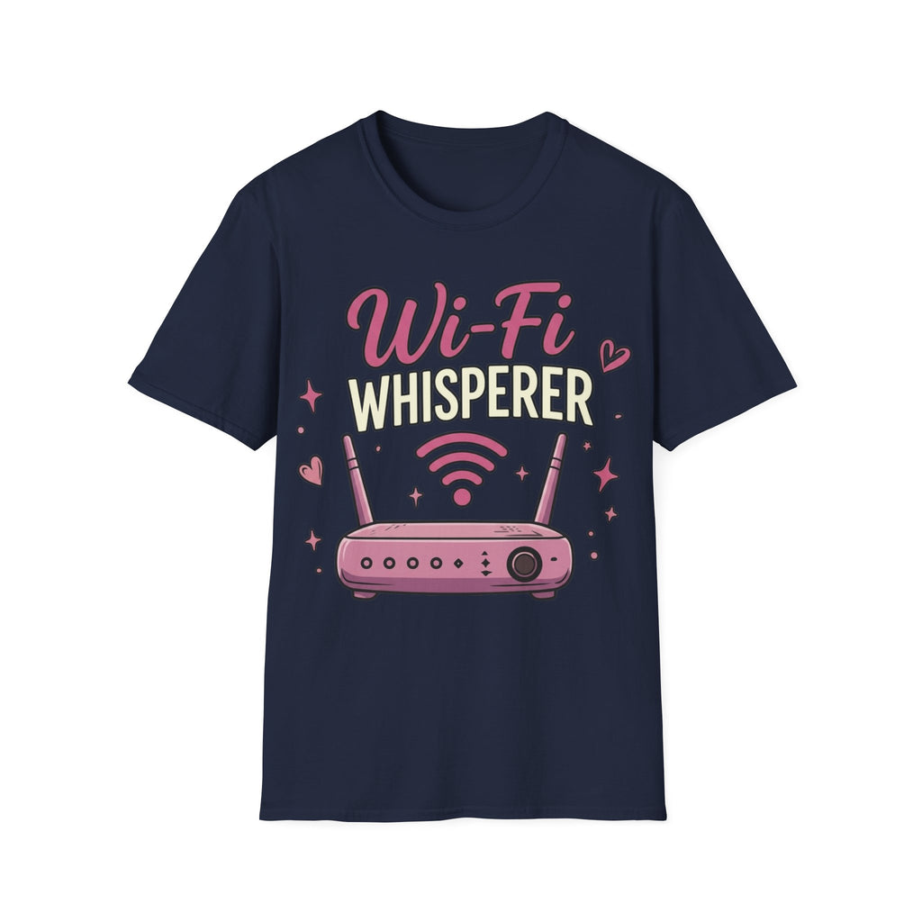 Wi‑Fi Whisperer Unisex Softstyle T-Shirt - Funny Tech Lover Graphic Tee