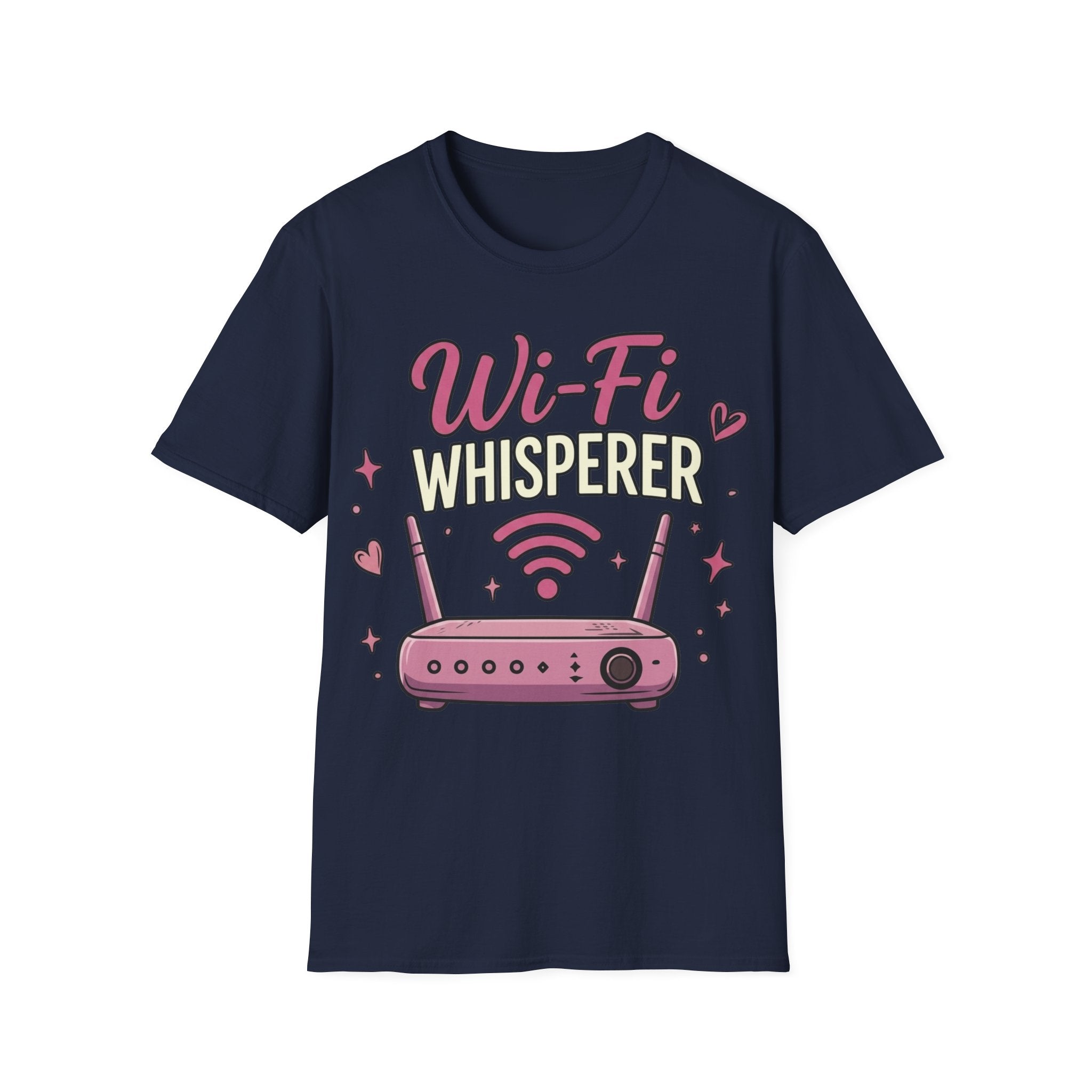 Wi‑Fi Whisperer Unisex Softstyle T-Shirt - Funny Tech Lover Graphic Tee