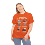 Things I Do In My Spare Time Ticket Obsessed Unisex Heavy Cotton T-Shirt