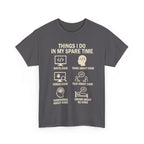 Things I Do in My Spare Time (Code) Unisex Heavy Cotton T-Shirt