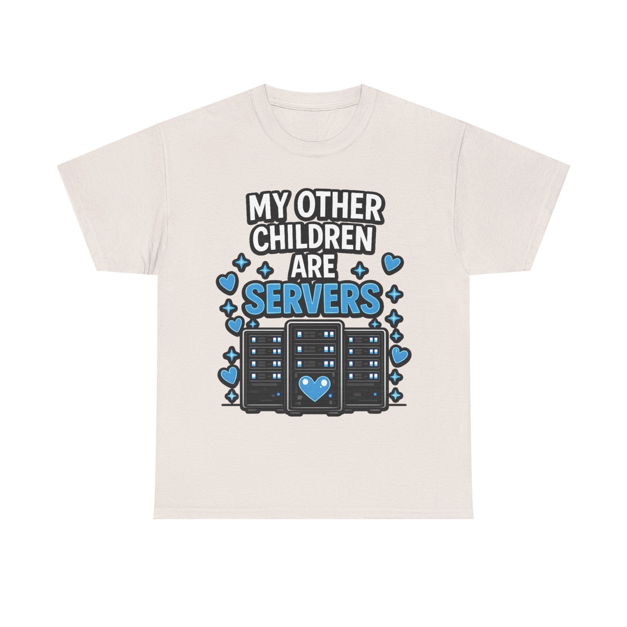 "My Other Children Are Servers" Unisex Heavy Cotton T‑Shirt