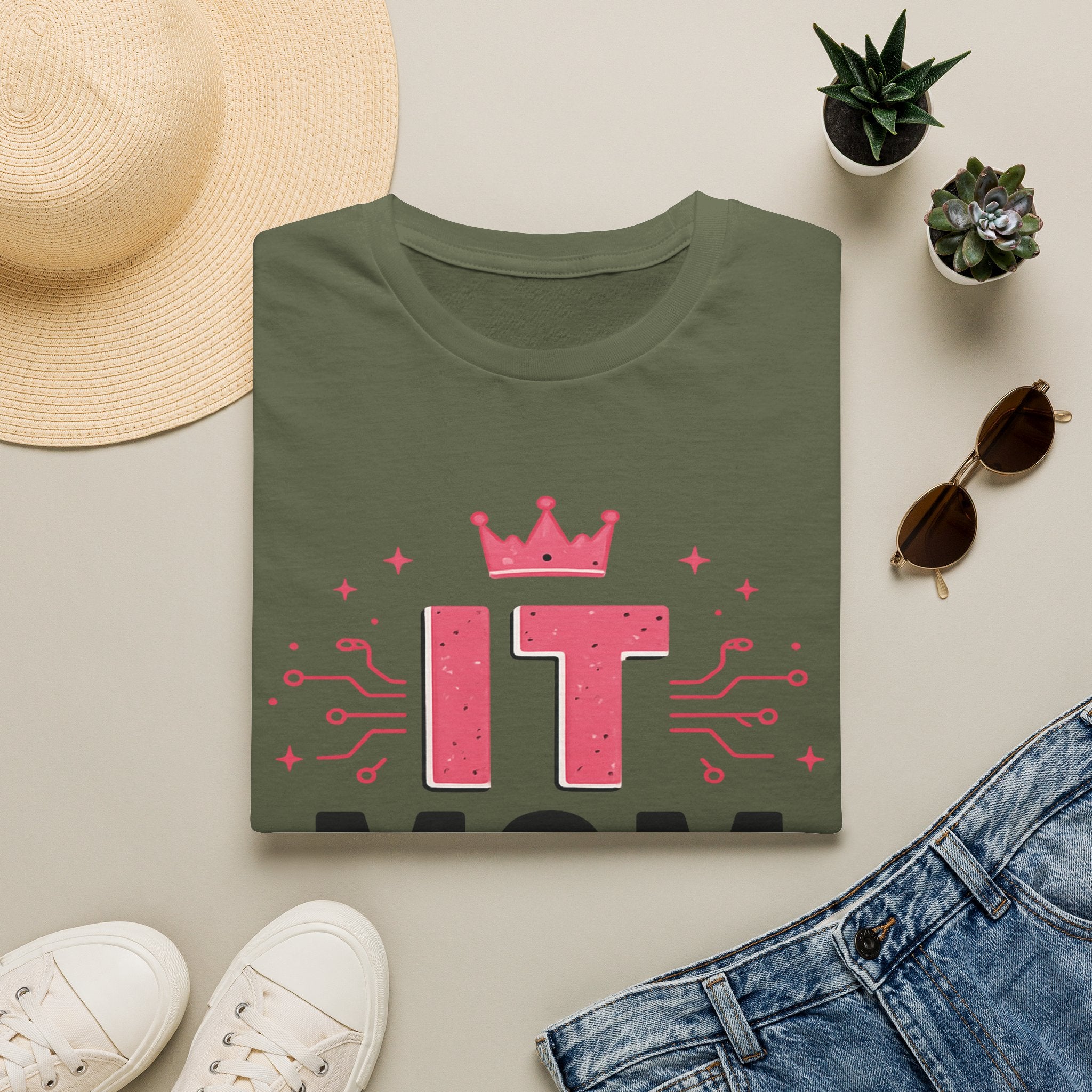 IT Mom Fixing Problems All Day Every Day Softstyle T-Shirt