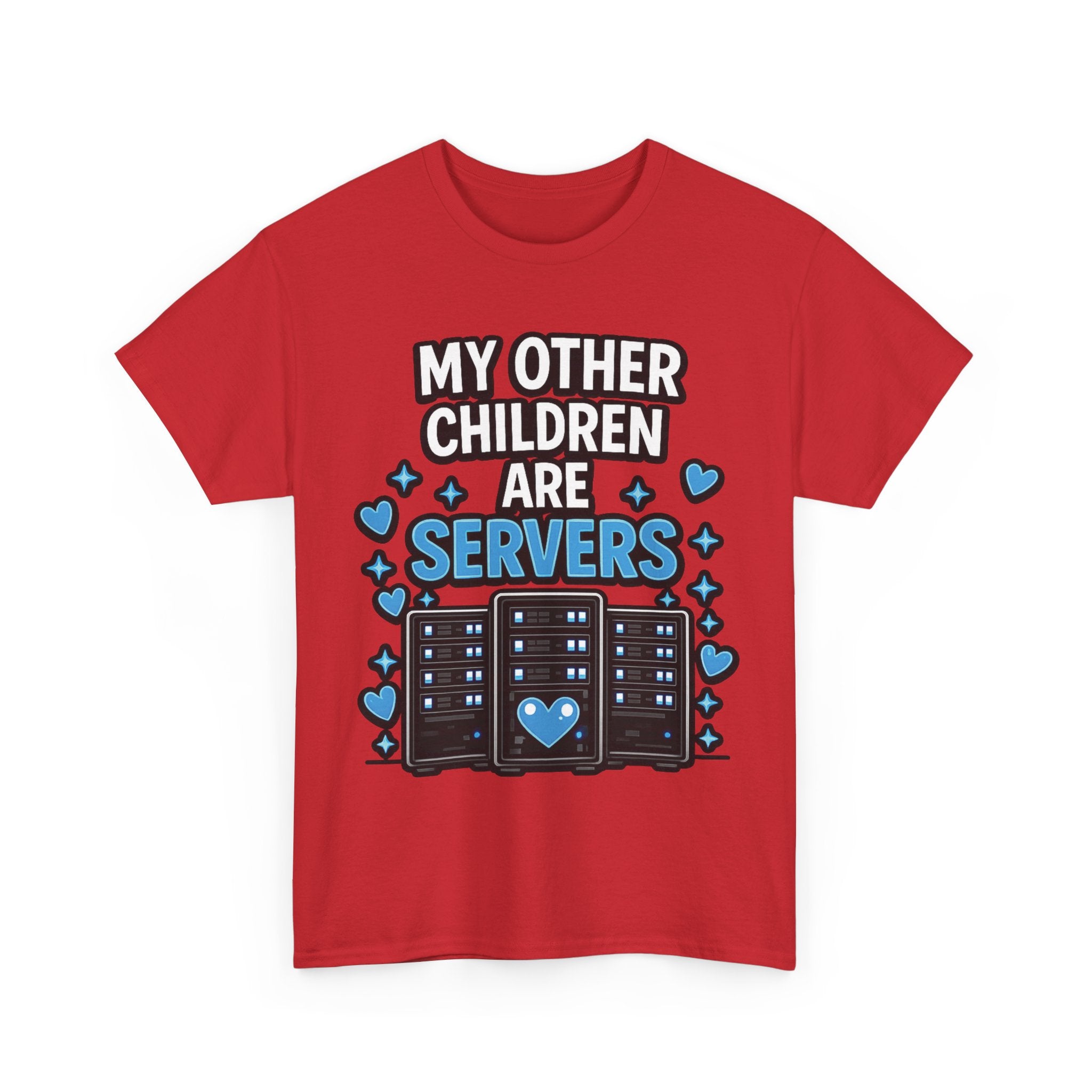 "My Other Children Are Servers" Unisex Heavy Cotton T‑Shirt