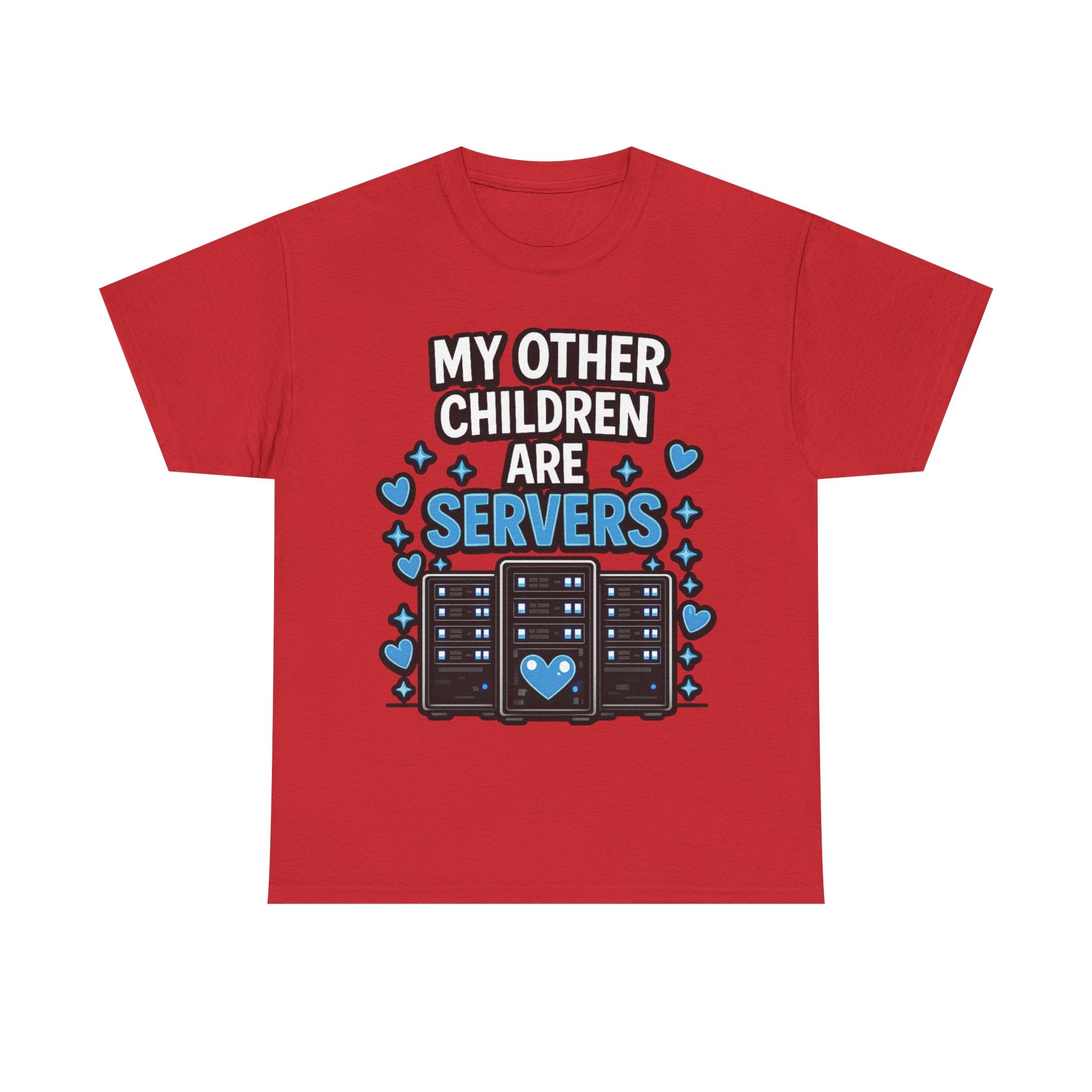 "My Other Children Are Servers" Unisex Heavy Cotton T‑Shirt