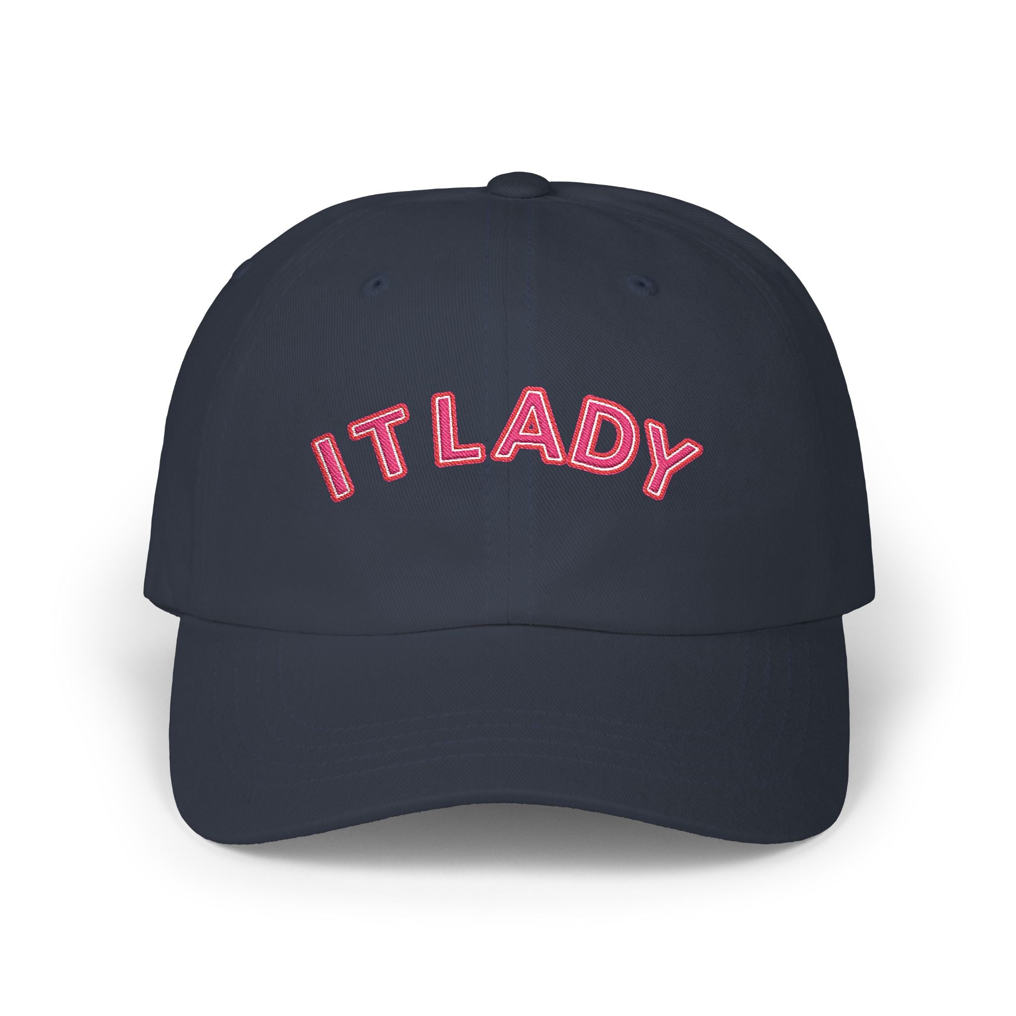 IT Lady Dad Cap Embroidered Curved-Brim Baseball Hat