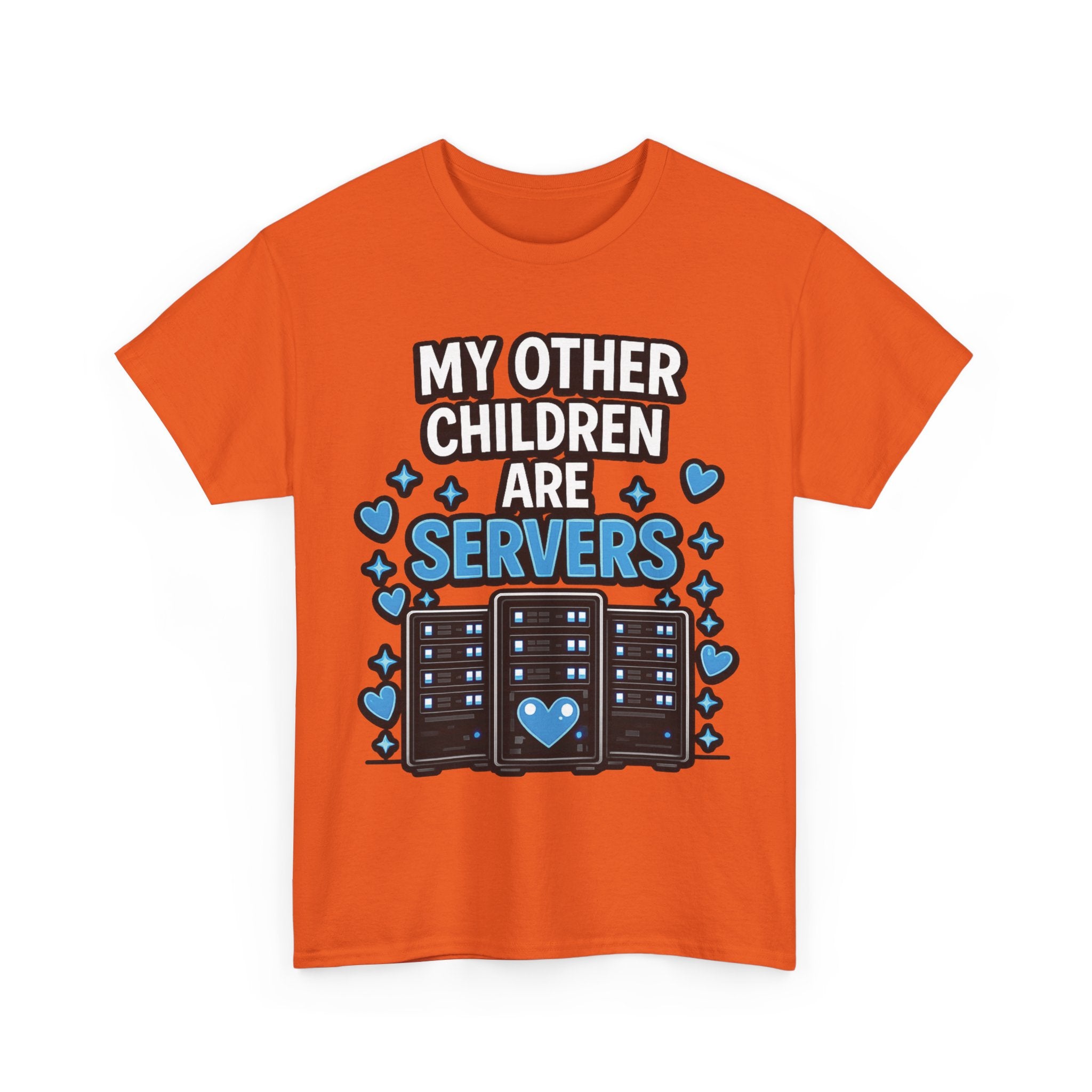 "My Other Children Are Servers" Unisex Heavy Cotton T‑Shirt