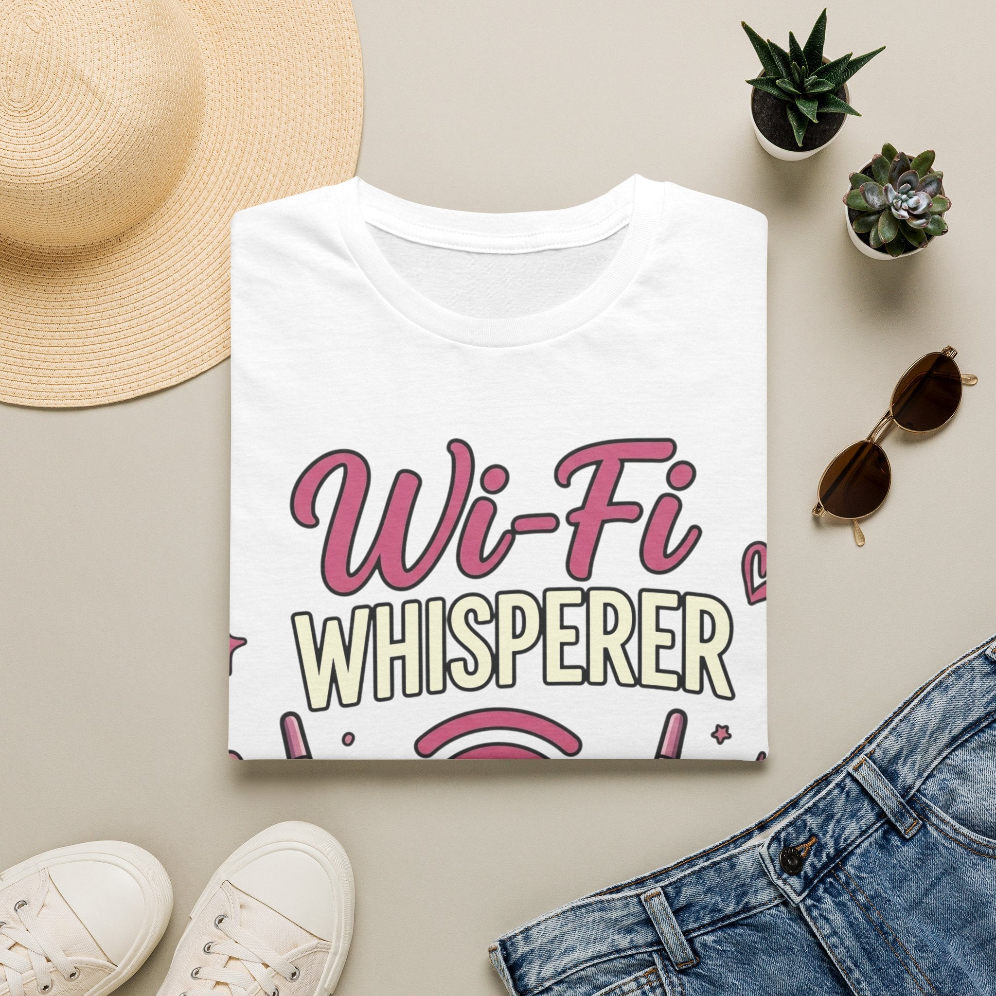 Wi‑Fi Whisperer Unisex Softstyle T-Shirt - Funny Tech Lover Graphic Tee