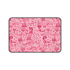 IT Lady Pink Pattern Desk Mat
