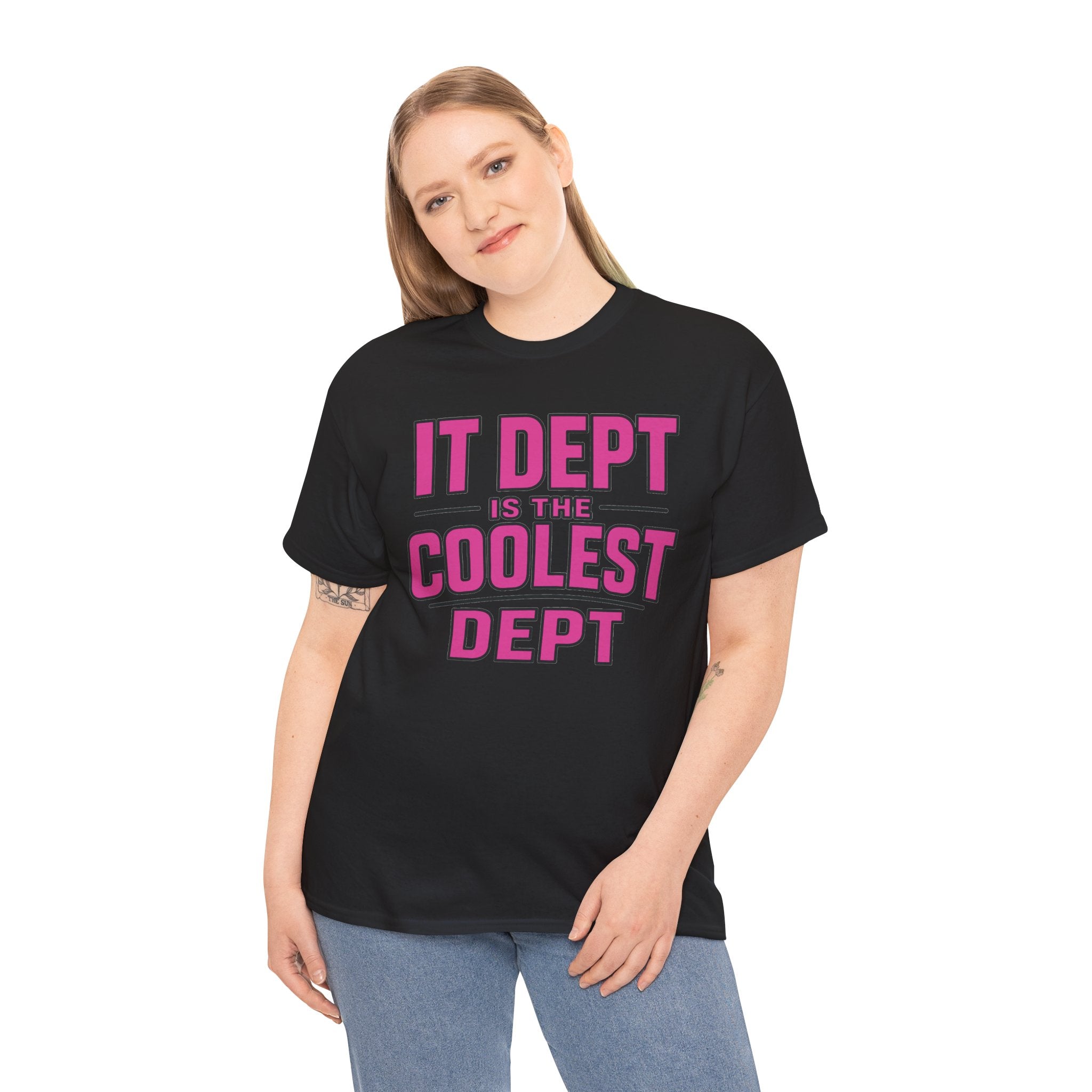 IT Dept Is The Coolest Dept Unisex Heavy Cotton T-Shirt