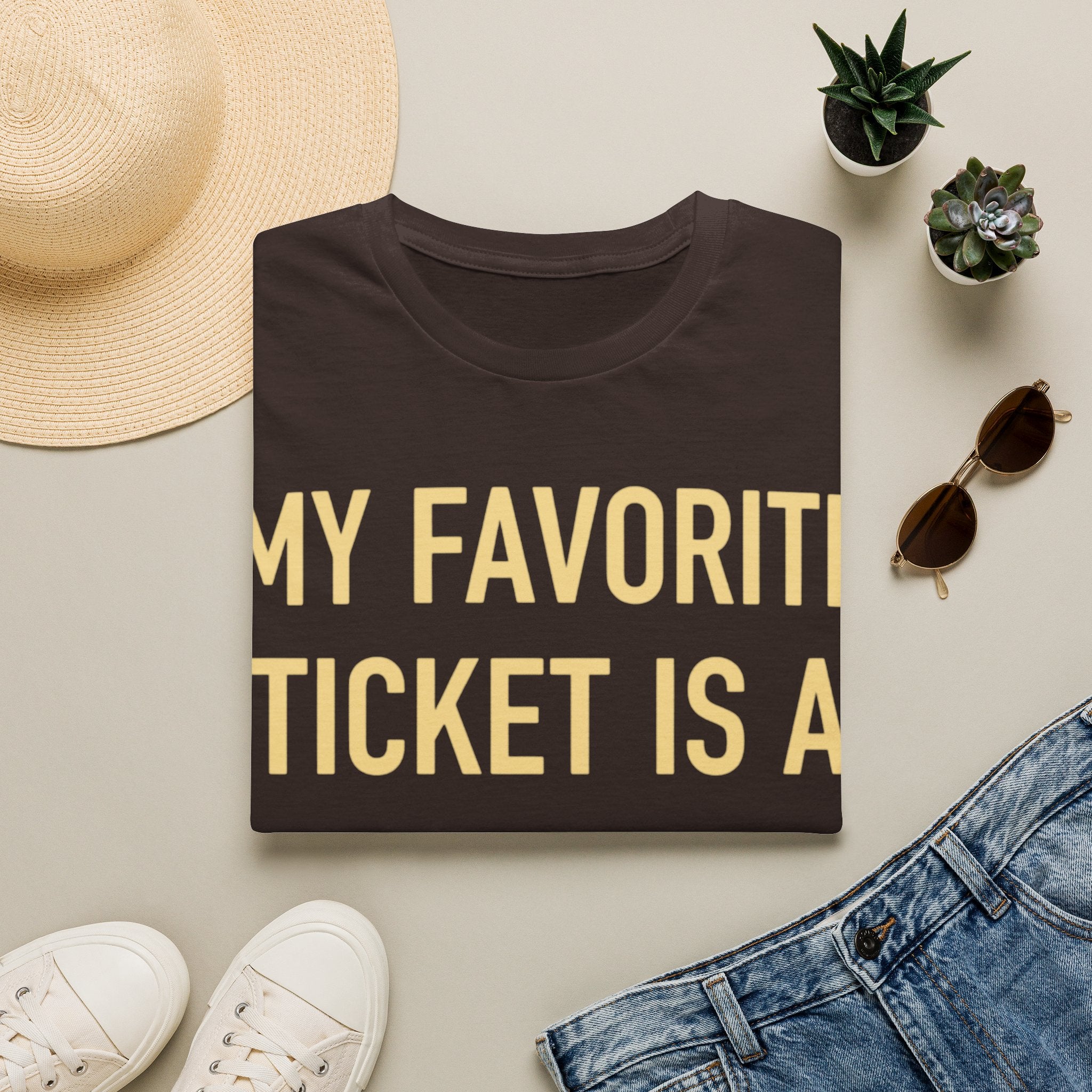 My Favorite Ticket Is A Closed Ticket Sofestyle T-Shirt Tech Support Humor Tee