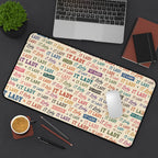 IT Lady Pattern Desk Mat- Colorful Mouse Pad