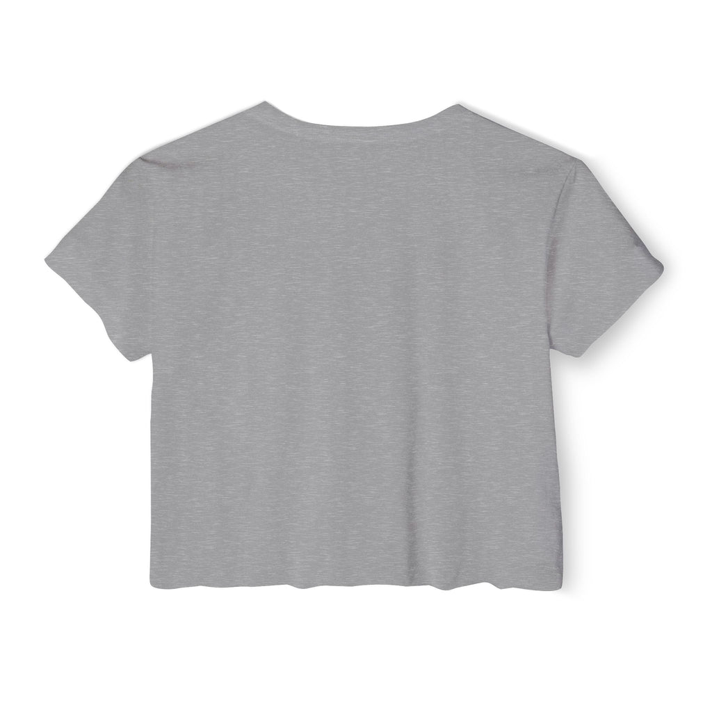 IT Lady with Laptop Crop Top T-Shirt
