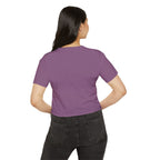 IT Lady with Laptop Crop Top T-Shirt