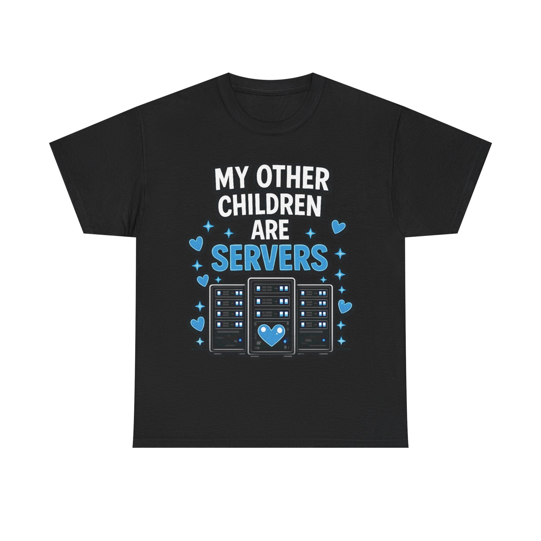 "My Other Children Are Servers" Unisex Heavy Cotton T‑Shirt