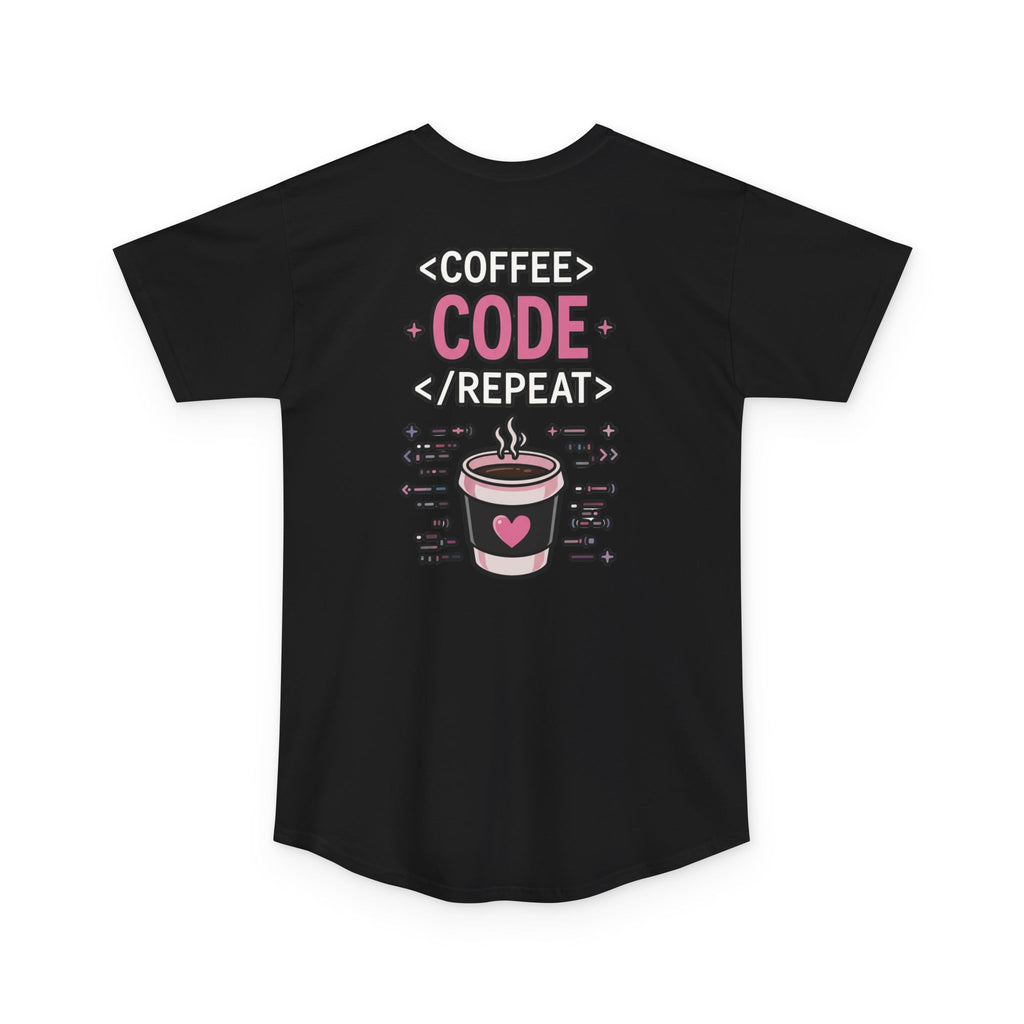 COFFEE CODE REPEAT Programmer Unisex Long T‑Shirt