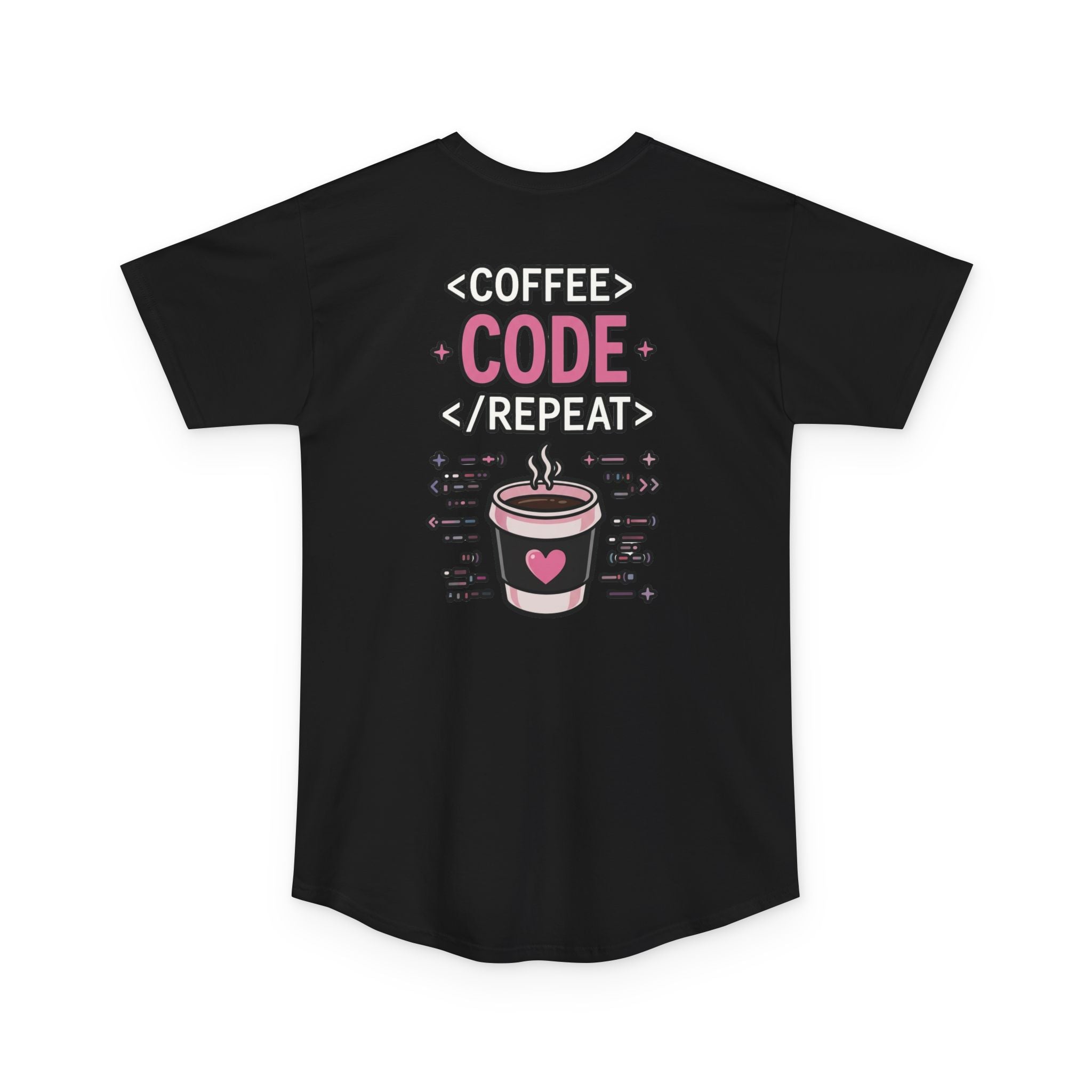 COFFEE CODE REPEAT Programmer Unisex Long T‑Shirt