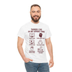 Things I Do in My Spare Time (Code) Unisex Heavy Cotton T-Shirt