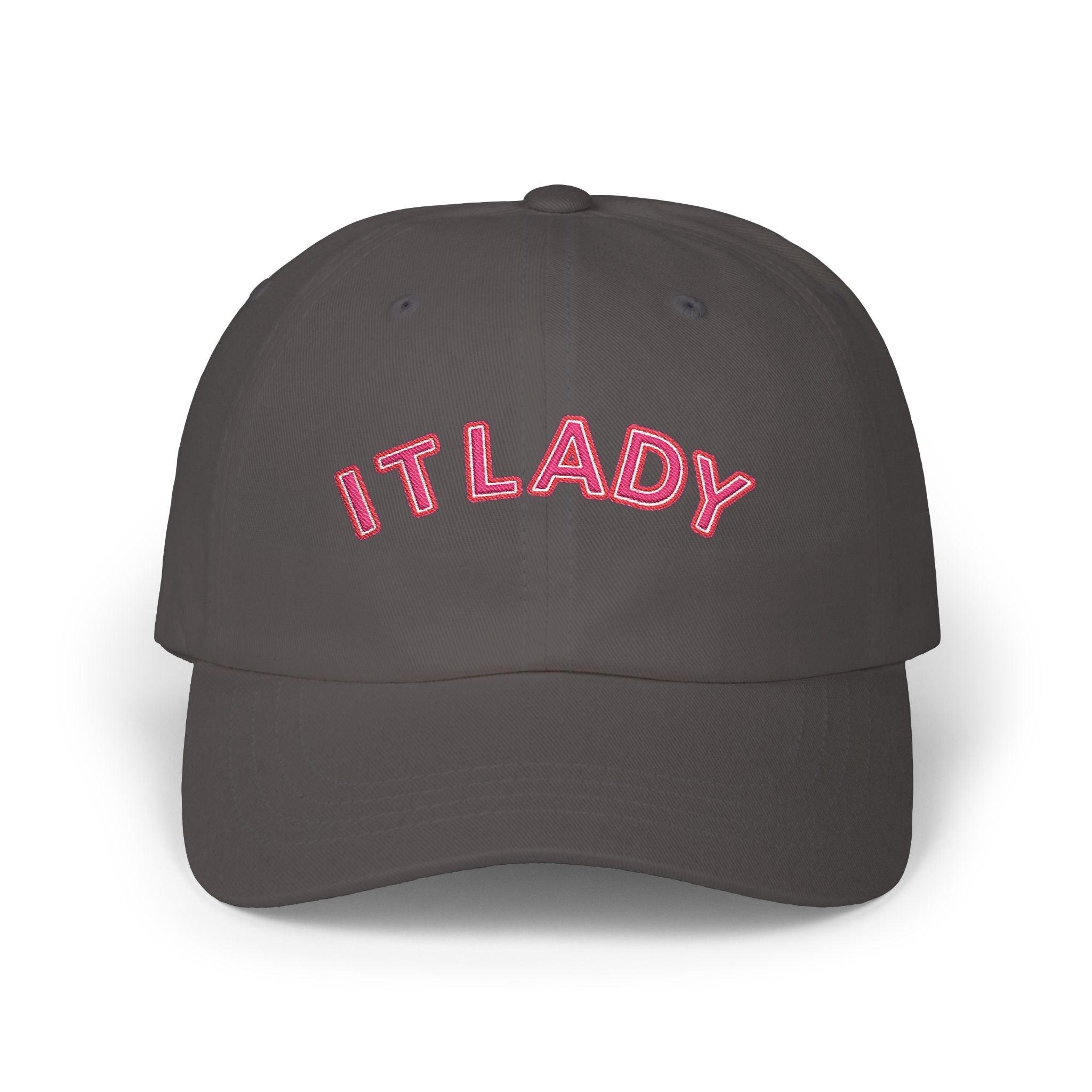 IT Lady Dad Cap Embroidered Curved-Brim Baseball Hat