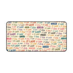 IT Lady Pattern Desk Mat- Colorful Mouse Pad